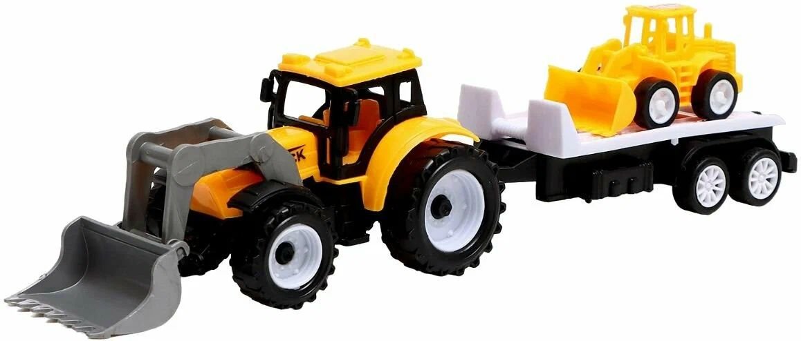 Трактор с прицепом 